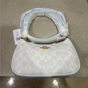 Coach white Teri shoulder bag